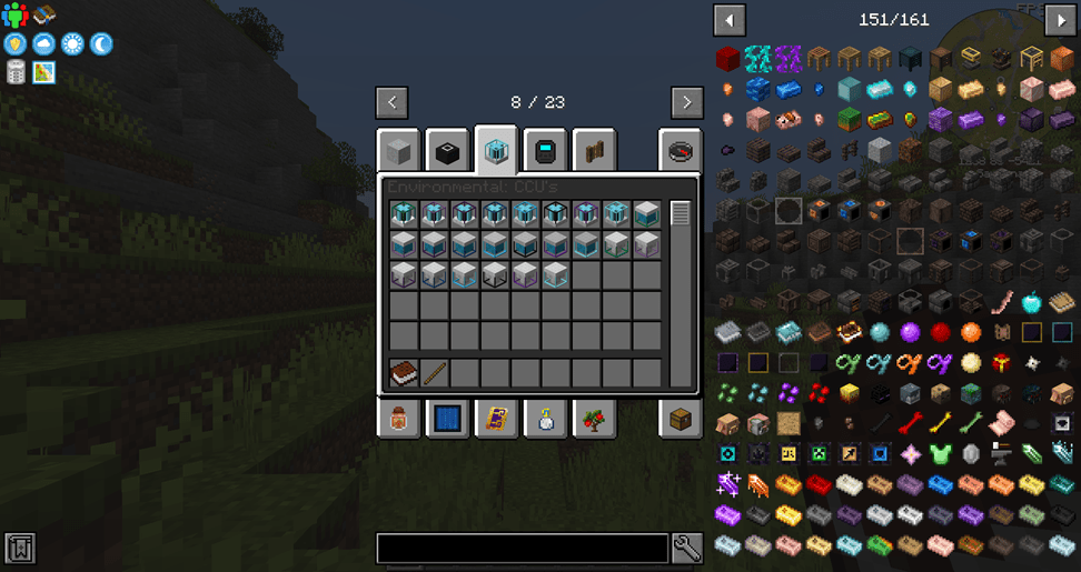 All the mods 6 is there a way to toggle off block info - Mods